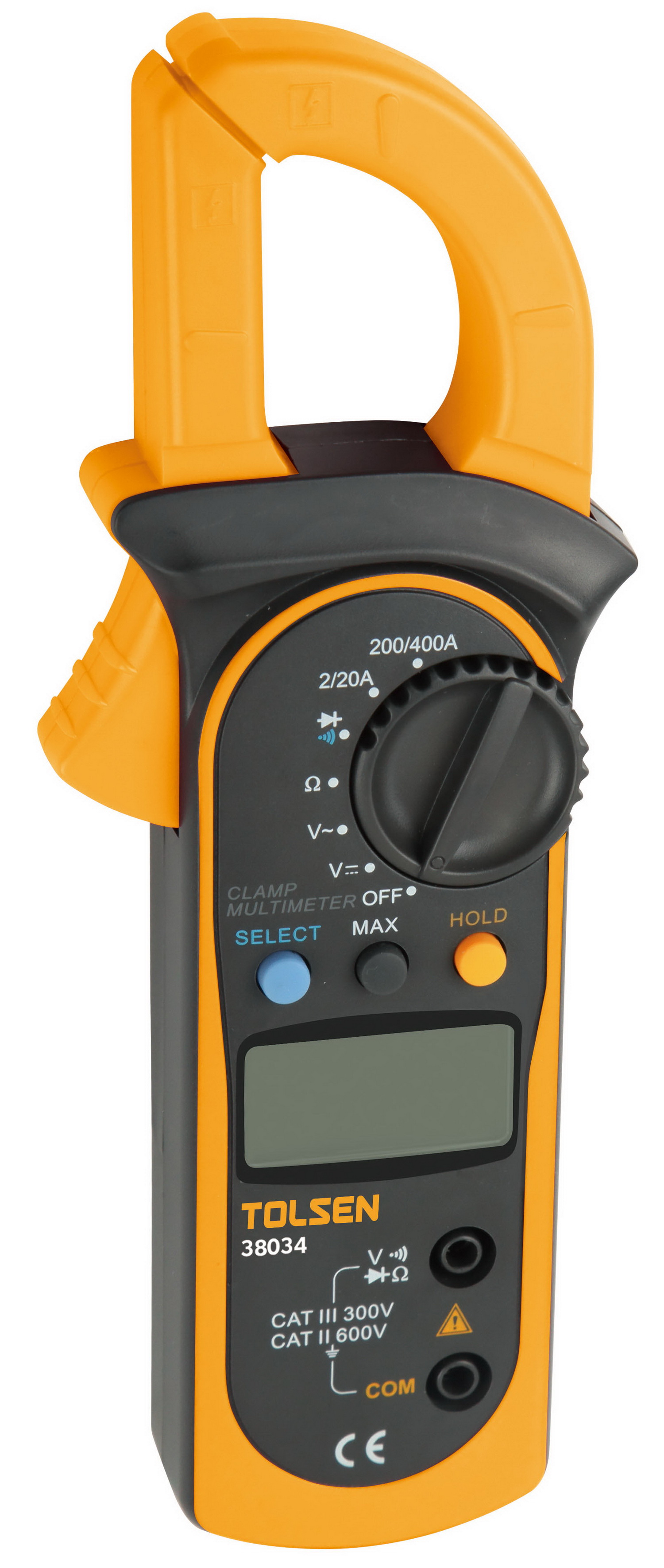 Toolsen 38034 Digital Clamp Multimeter (Industrial) | Tolsen Tools USA