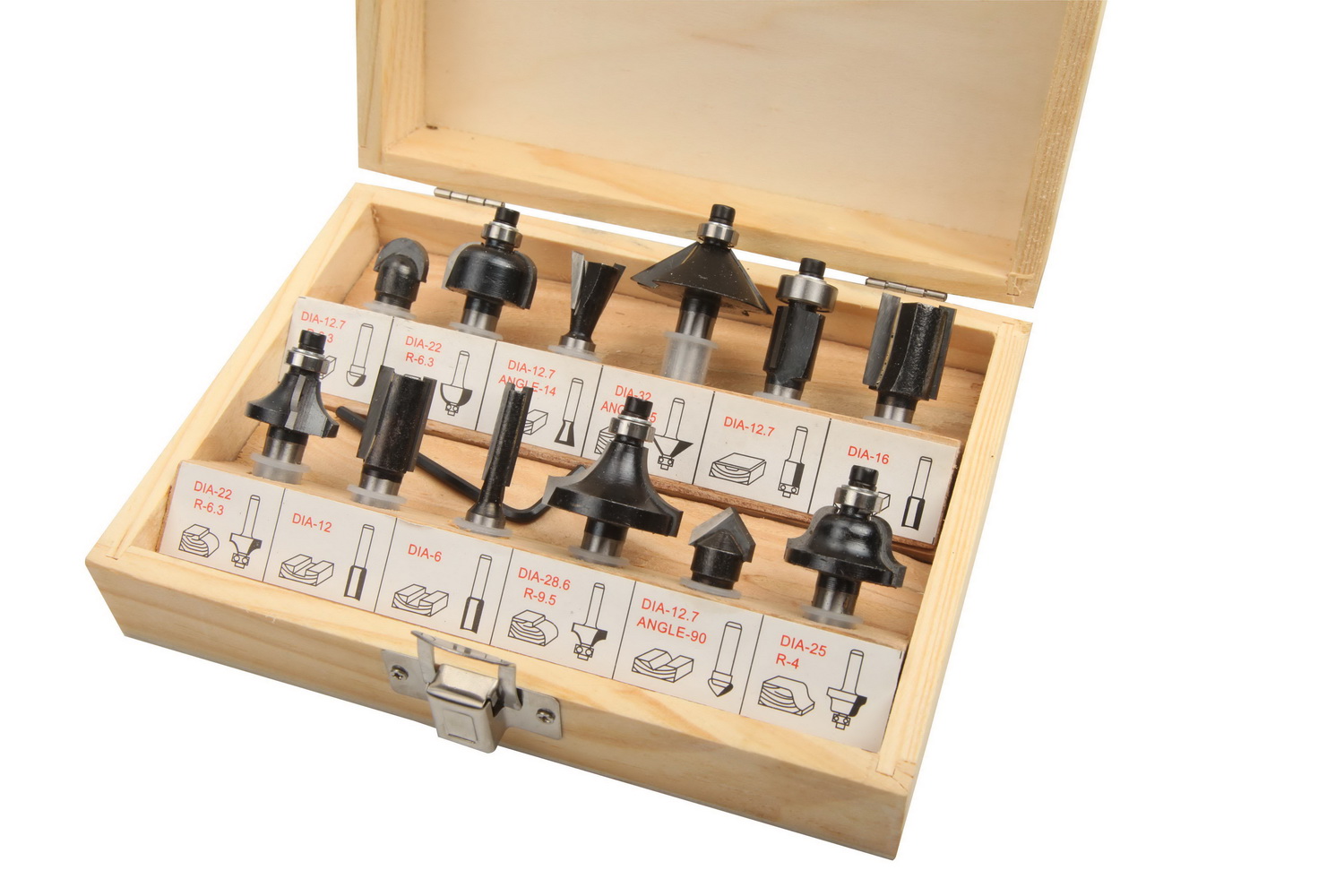Flattening Router Bit Foos 1/4" Shank CNC Router Bit - 15° Profile With 1.6mm Tip (Veteran Owned) Screw Bit Set